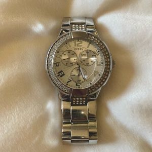 GUESS Sparkle Crystal Watch